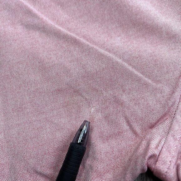 Nantucket Whaler Button Down Shirt Men’s Size XL Salmon Pink Embroidered Patch - Picture 7 of 13